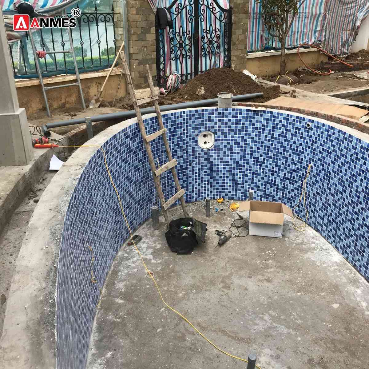 Vật liệu xây dựng và hoàn thiện bể bơi AB4
